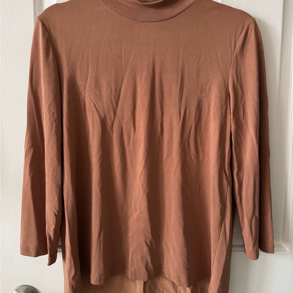 For The Republic Top, Sm, Mock Turtle Neck, 3/4 “ sleeves, NWOT - Picture 7 of 7